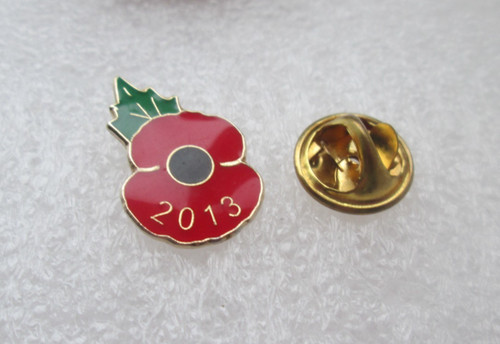 Poppy1 2013 pin badge - poppy1,
