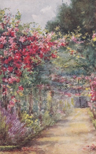 Old english gardens - old,