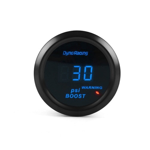 52mm blue digital led turbo - digital,