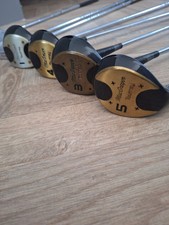 Left Handed MacGregor Golf Clubs & Irons Including Mizuno Golf Bag