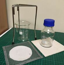 Bunsen burner tripod set with