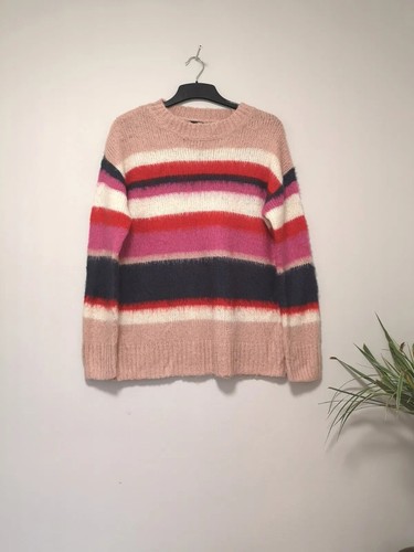 Tie dye striped soft chunky - tie,