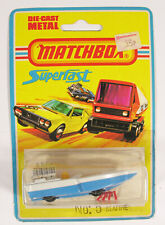 MATCHBOX 5 SEAFIRE BOAT ON UNOPENED US CARD SUPERFAST LESNEY ENG WOOLWORTHS  BKY
