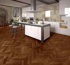 QA Luvanto Click Plus Herringbone 6mm LVT Vinyl Floor - Priory Oak 20.02m2