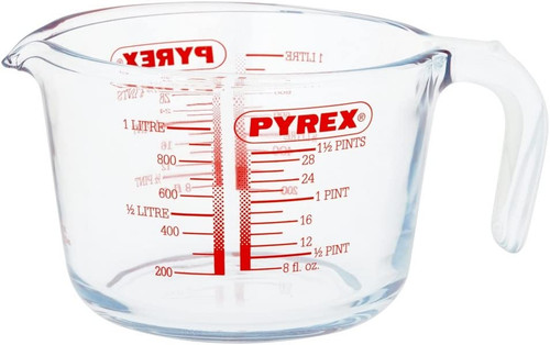 Pyrex glass measuring - pyrex, jug
