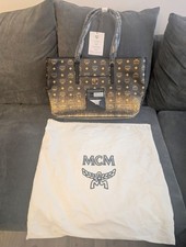 MCM Visetos Shopper Tote Bag