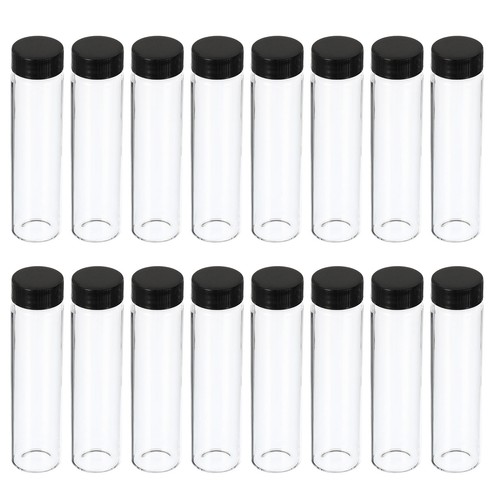 16x 50ml glass vials - vials, with