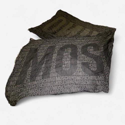 Moschino grey logo monogram - logo,