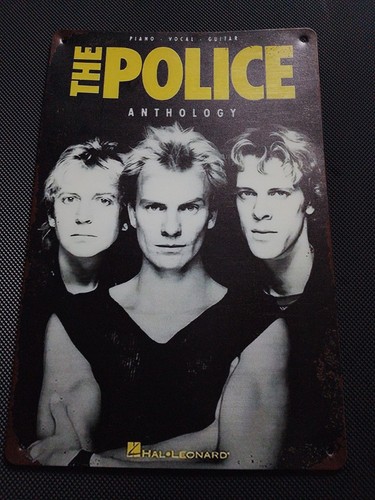 The police metal poster wall - police,