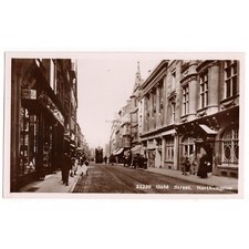 NORTHAMPTON Gold Street, RP Postcard Unused
