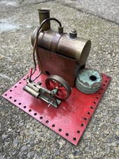 Mamod Flat Base SE1 Brass Flywheel Steam Engine