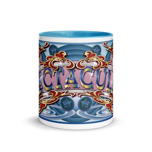 Spectacular fairground art mug - fairground,