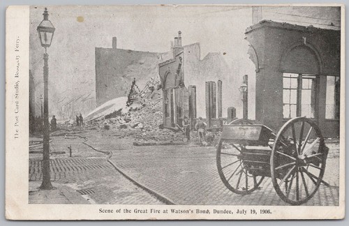 Dundee scene fire at - of,