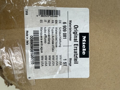 Miele dishwasher drain - drain, hose