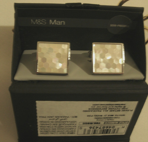 Man cufflinks mother of - m&s,