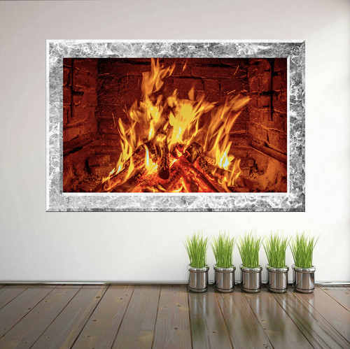 Fireplace surround fire marble - surround,