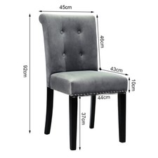 Velvet Kitchen Dining Chair
