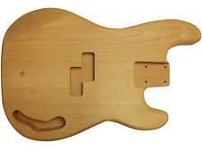 Unsanded raw alder PJ Precision bass body