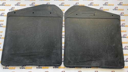 Front rubber mud flap pair - flap,
