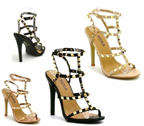 Studded gladiator platform - studded,