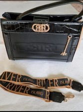 River Island Black Tote Handbag.New Without Tags