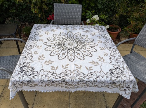 Vintage nottingham lace - vintage,