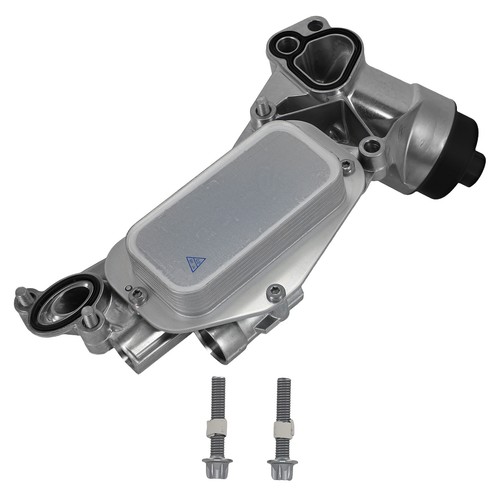 Oil cooler housing with filter - oil,