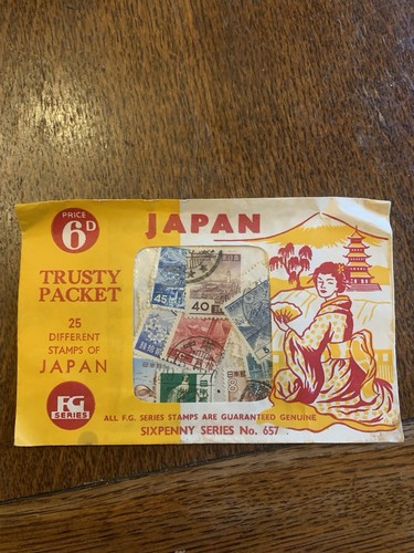 Japanese stamps trusty packet - stamps,