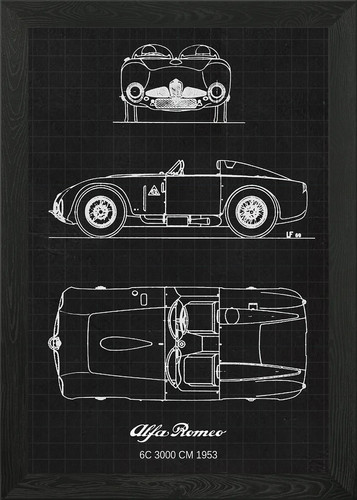 Alfa romeo 3000 1953 - 6c, cm