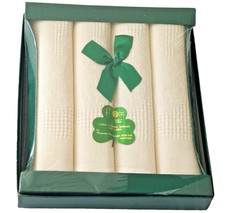 4 x 100% Irish Linen Napkins in Original Box by Thomas Ferguson Banbridge - BNIB