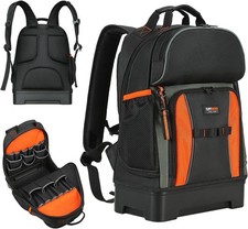 TUFFWORX Tool Backpack with Hard BottomStorage Bag for Auction 