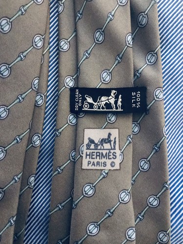 Hermès paris 100 silk gray - paris,