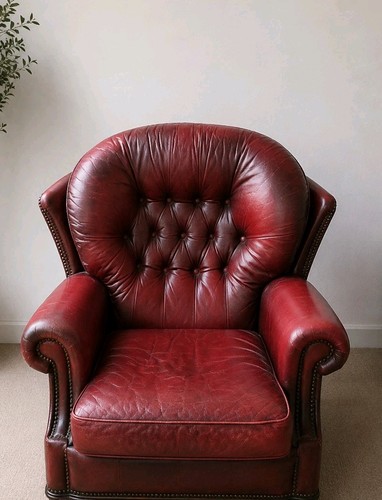 Pendragon vintage red leather - red,