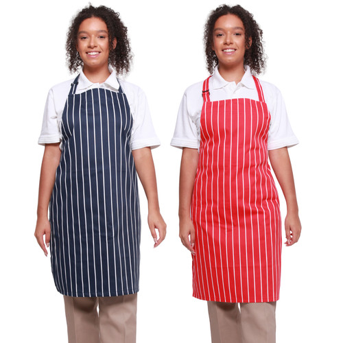 Striped bib apron butcher chef - bib,