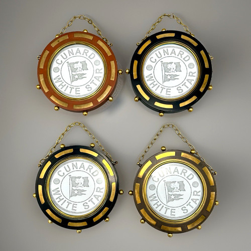 Unique set vintage port hole - 4,
