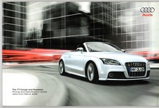 Audi TT TTS Coupe & Roadster 2007-08 UK Market Brochure 2.0 TFSi 3.2 V6 2.0 TDi