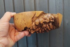 Vintage Turned Wooden Bowl Aberdeen Elm Burr 