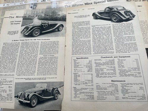 Morgan plus technical data - technical,