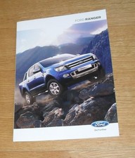 Ford Ranger Pick Up Brochure 2012 - Wildtrak Limited XLT XL - Single Double Cab