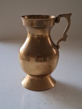 Vintage Solid Brass Jug /