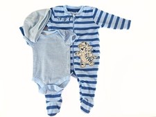 Baby Boy 0-3 Months Striped Tigger Bodysuit