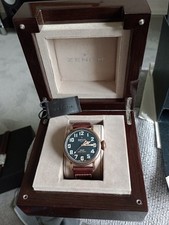 ZENITH ' PILOT ' BRONZE MONTRE
