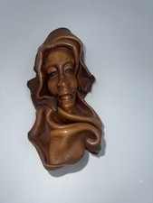 Beautiful Handmade Leather Face Mask Religious Church Item 