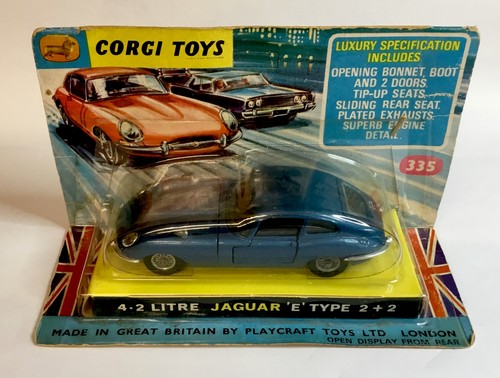 Corgi 335 jaguar type - corgi, 2+2