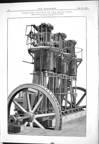 Antique old print 1883 - antique,
