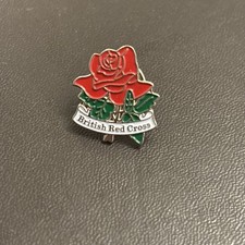 British Red Cross Rose Enamel