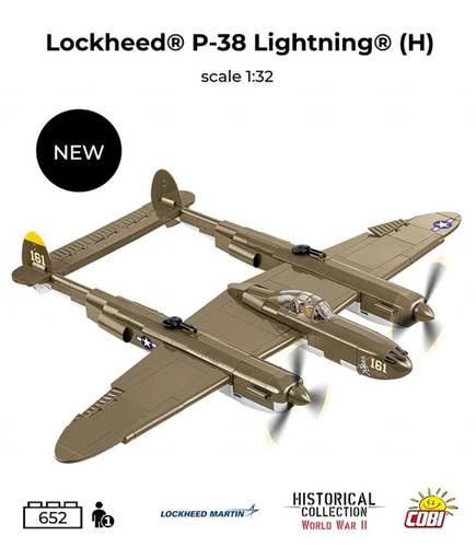 Lockheed 38h lightning plane - lockheed,
