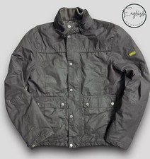 Barbour International Inlet Wax Jacket Men’s Small Black