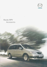 Mazda MPV Accessories 2002-03 UK Market Sales Brochure 