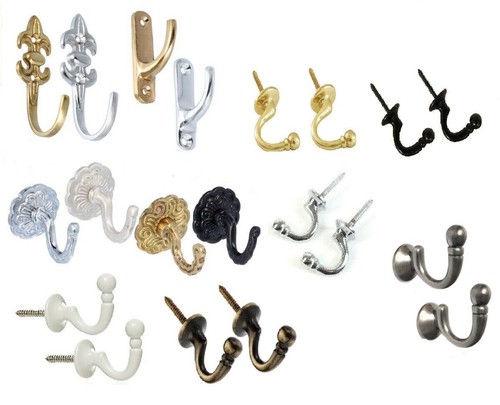 Curtain tie back hooks - tie,